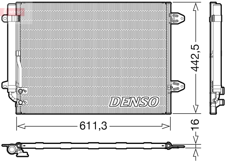 Denso Airco condensor DCN32013