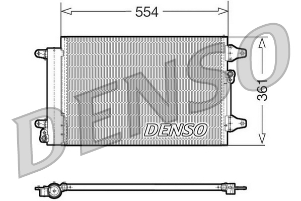 Denso Airco condensor DCN32015