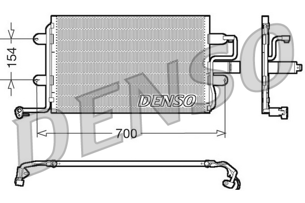 Denso Airco condensor DCN32017