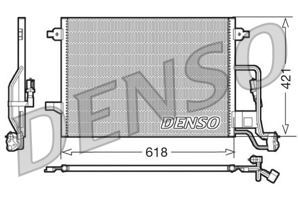 Denso Airco condensor DCN32018