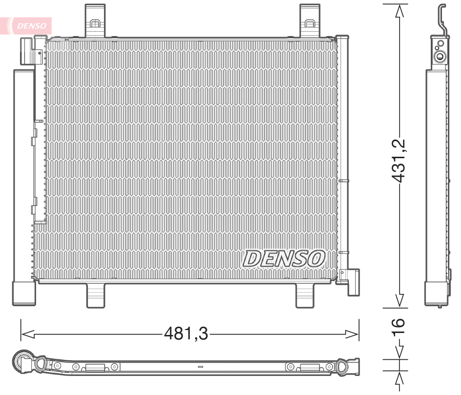 Denso Airco condensor DCN32023