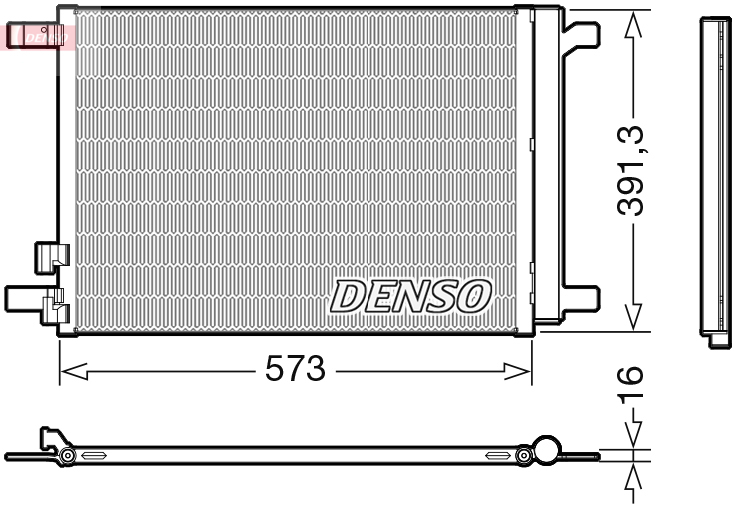 Denso Airco condensor DCN32066