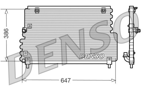 Denso Airco condensor DCN33004