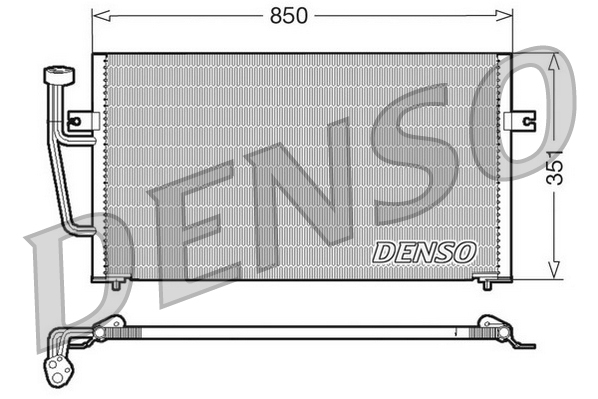Denso Airco condensor DCN33007