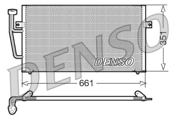 Denso Airco condensor DCN33008