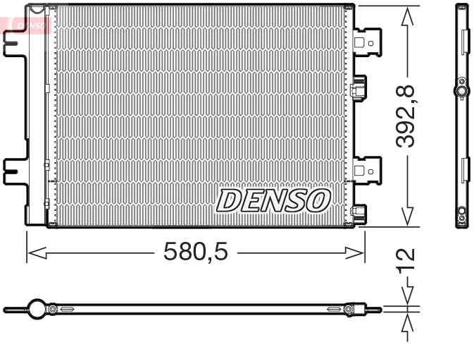 Denso Airco condensor DCN37005