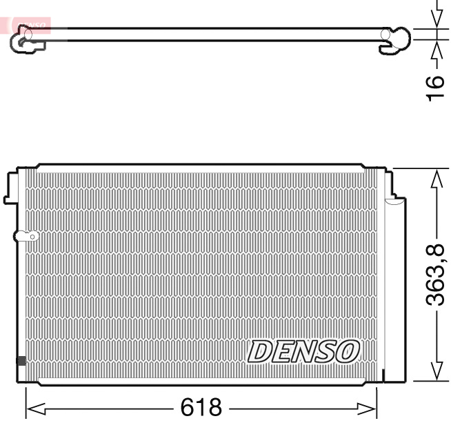 Denso Airco condensor DCN40011