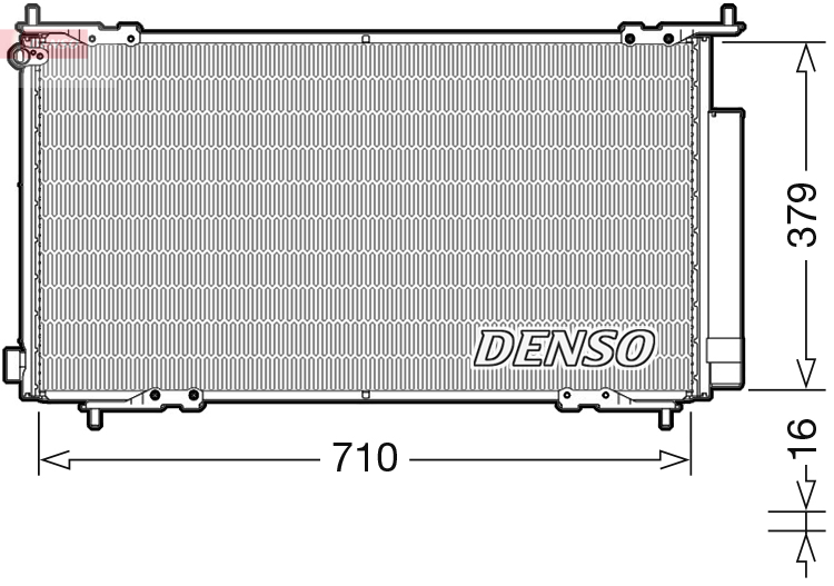 Denso Airco condensor DCN40015