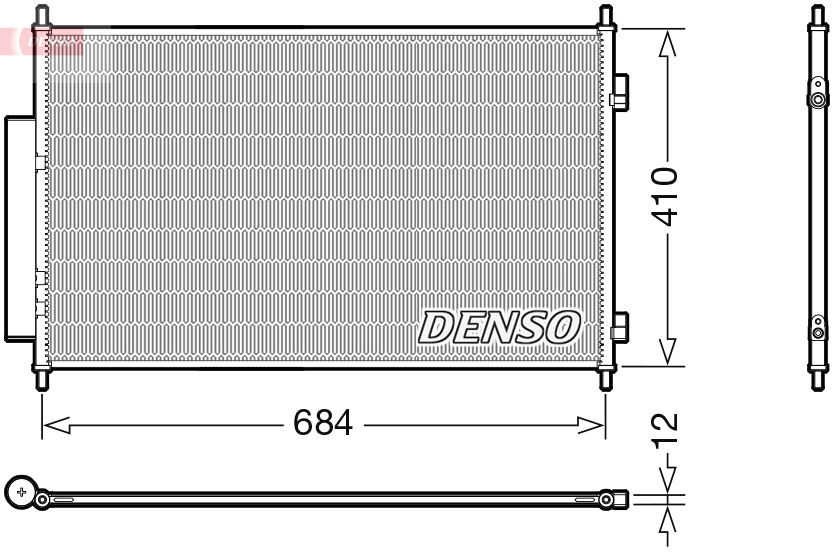 Denso Airco condensor DCN40027