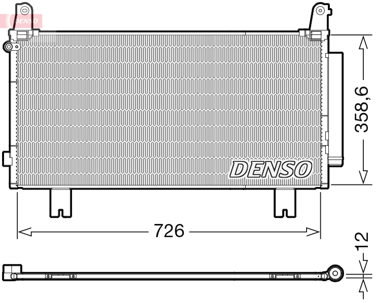 Denso Airco condensor DCN40032