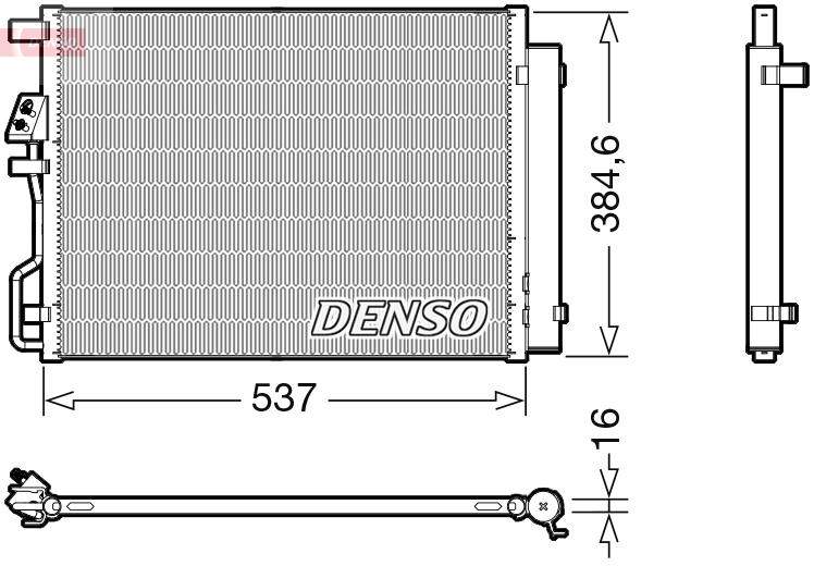Denso Airco condensor DCN41021