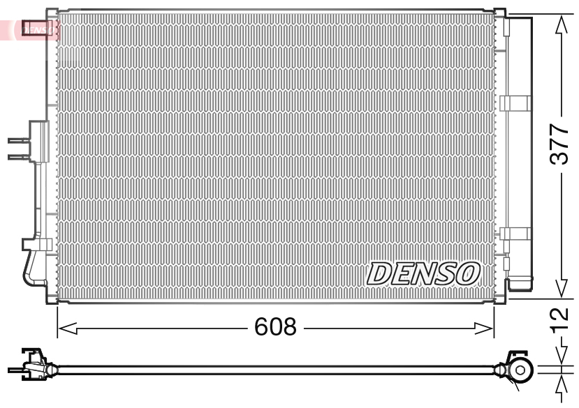 Denso Airco condensor DCN43003