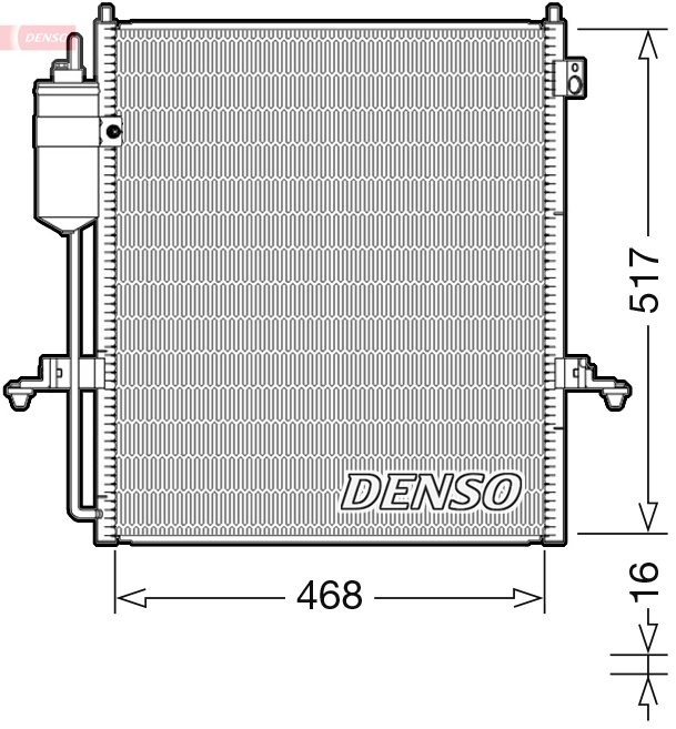 Denso Airco condensor DCN45004