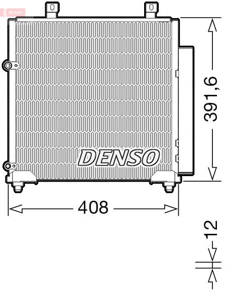 Denso Airco condensor DCN45012