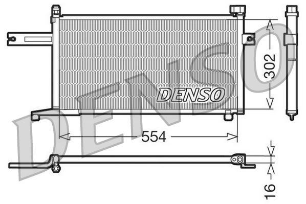 Denso Airco condensor DCN46005