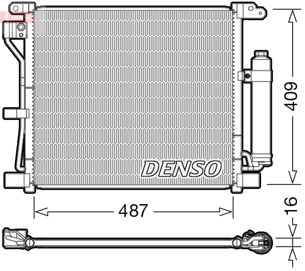 Denso Airco condensor DCN46019