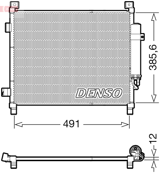 Denso Airco condensor DCN46031