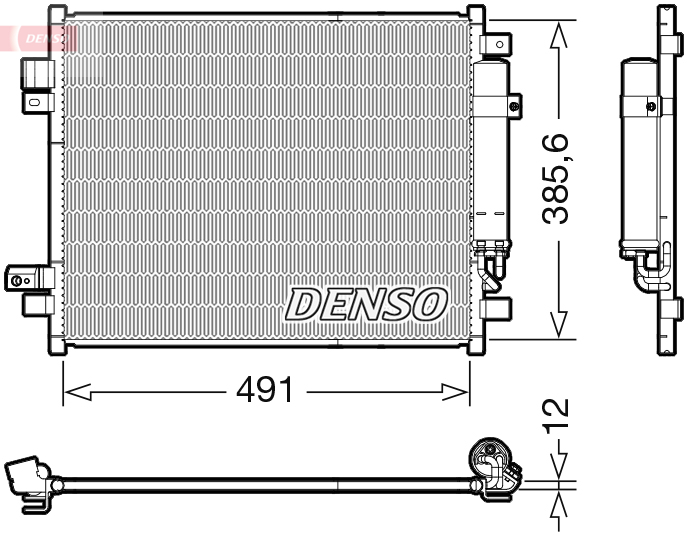 Denso Airco condensor DCN46034