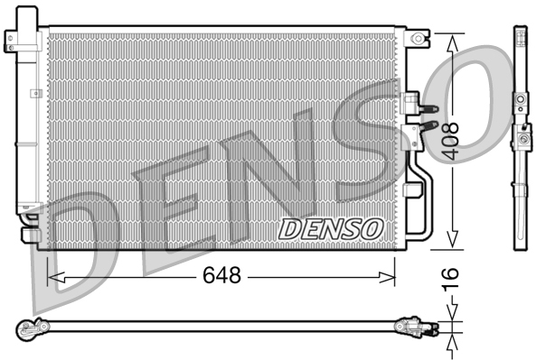 Denso Airco condensor DCN47003