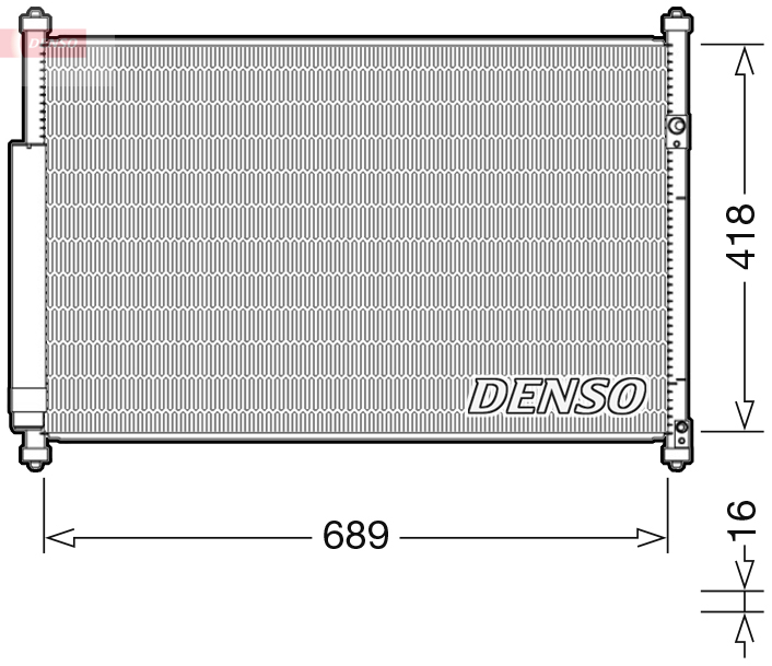 Denso Airco condensor DCN47006