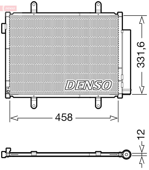 Denso Airco condensor DCN47011