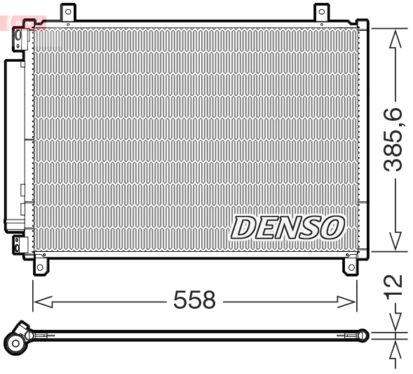 Denso Airco condensor DCN47012