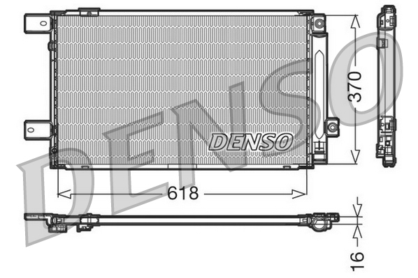 Denso Airco condensor DCN50005