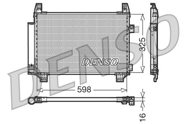 Denso Airco condensor DCN50007