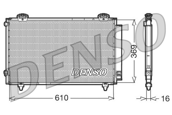 Denso Airco condensor DCN50008