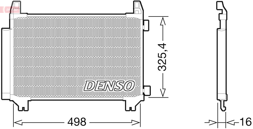 Denso Airco condensor DCN50028