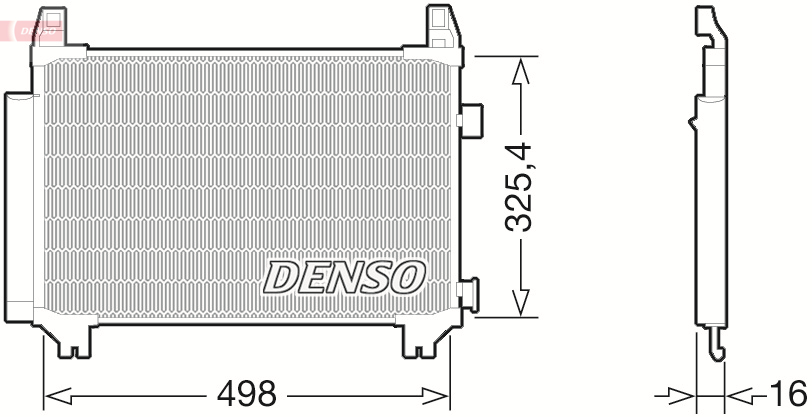 Denso Airco condensor DCN50029
