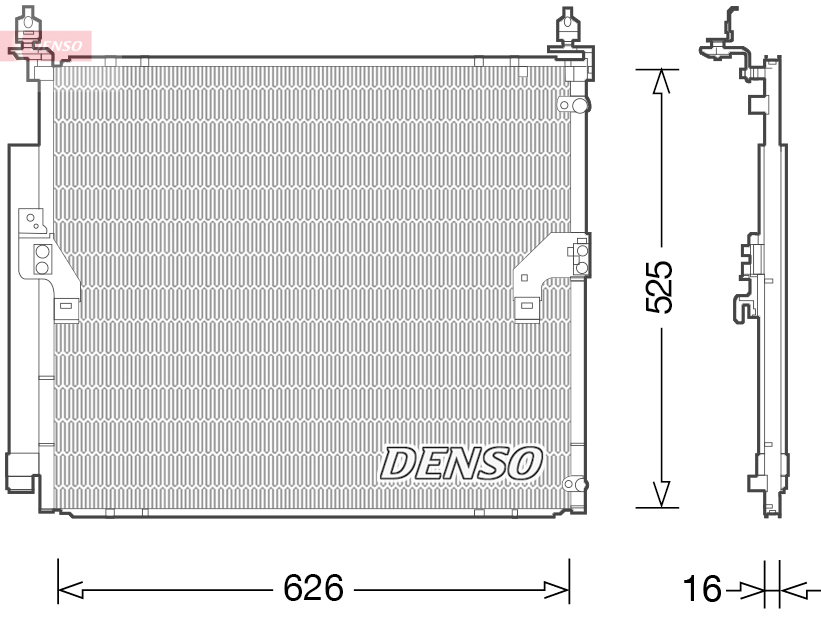 Denso Airco condensor DCN50034