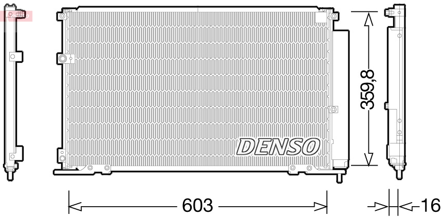 Denso Airco condensor DCN50047