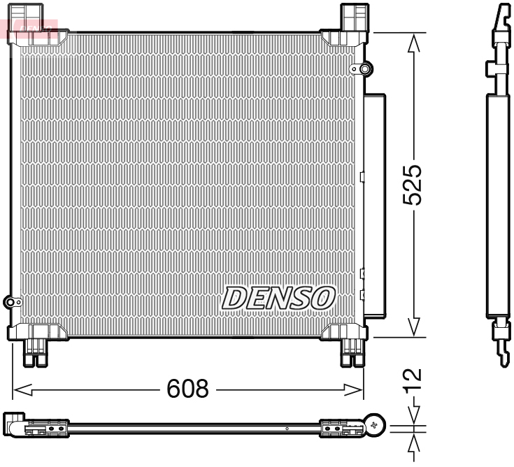 Denso Airco condensor DCN50050