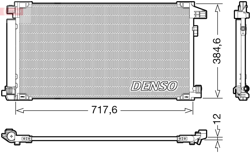Denso Airco condensor DCN50061