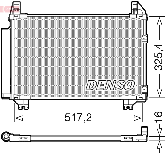Denso Airco condensor DCN50101