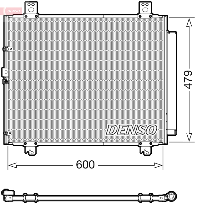 Denso Airco condensor DCN50118