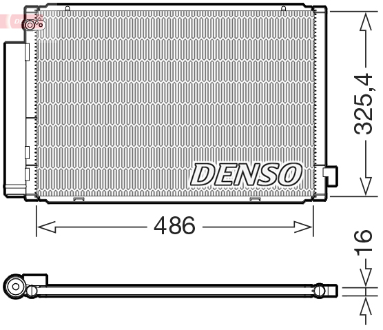 Denso Airco condensor DCN50125