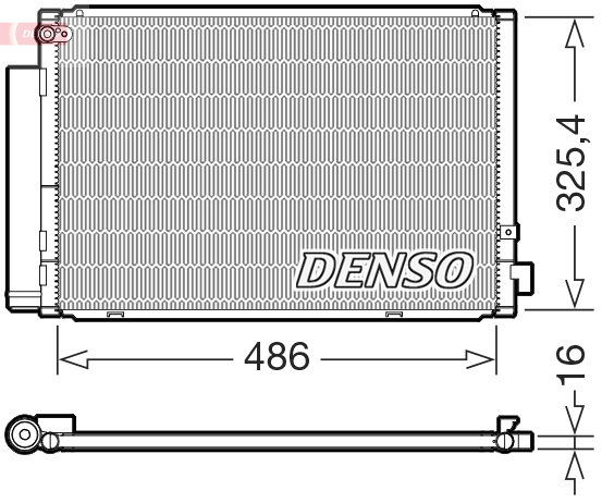 Denso Airco condensor DCN50126