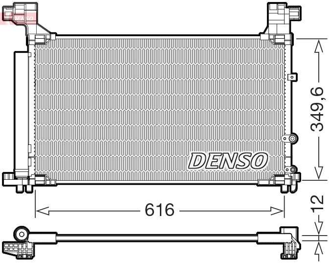 Denso Airco condensor DCN50132