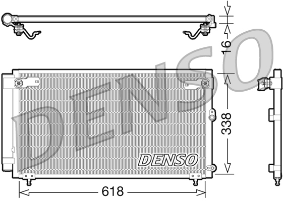 Denso Airco condensor DCN51006