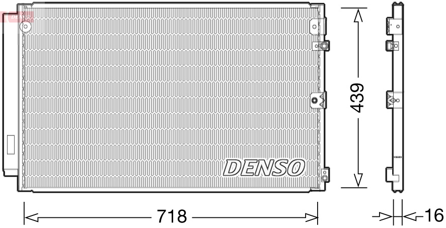 Denso Airco condensor DCN51011