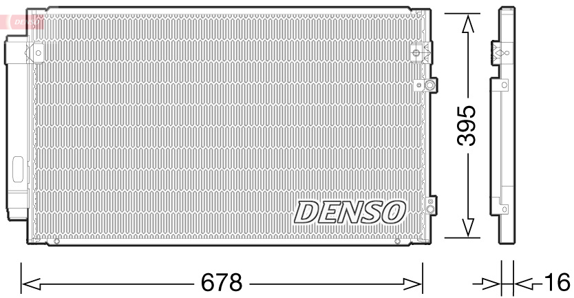Denso Airco condensor DCN51012