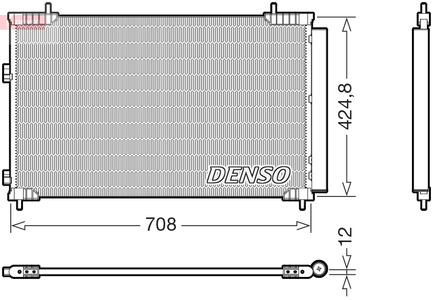 Denso Airco condensor DCN51018