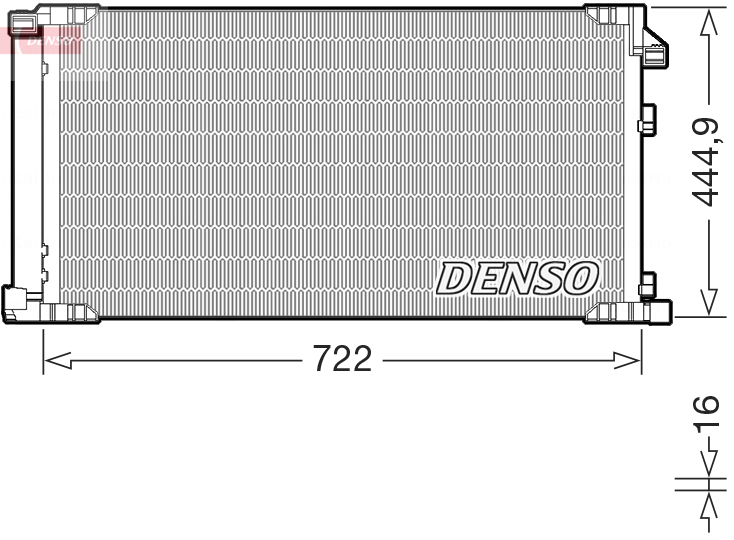 Denso Airco condensor DCN51019