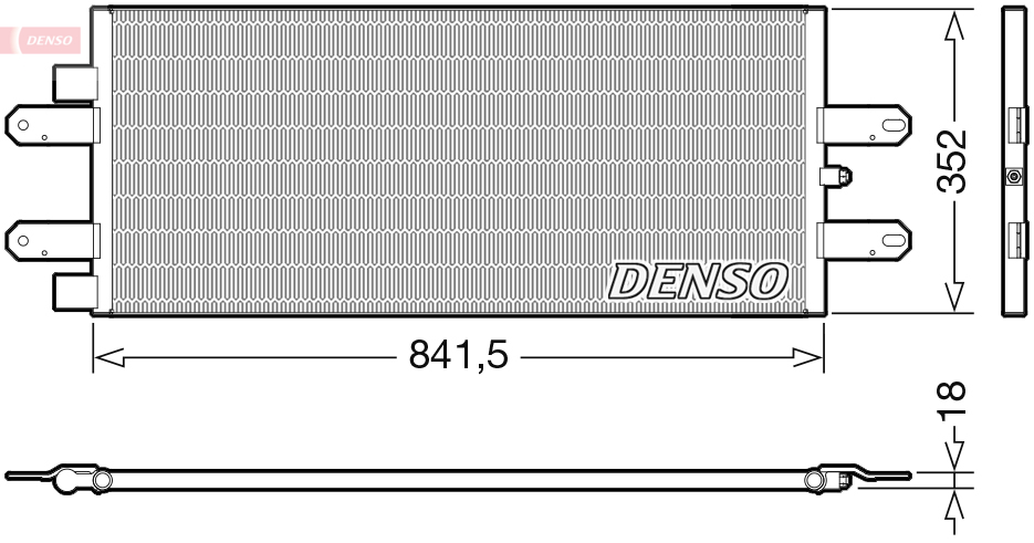 Denso Airco condensor DCN99053