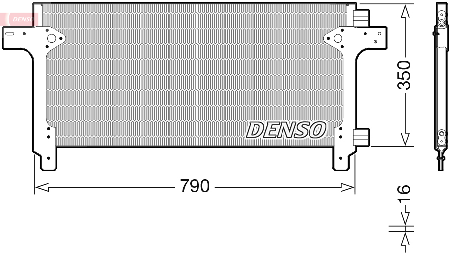 Denso Airco condensor DCN99063