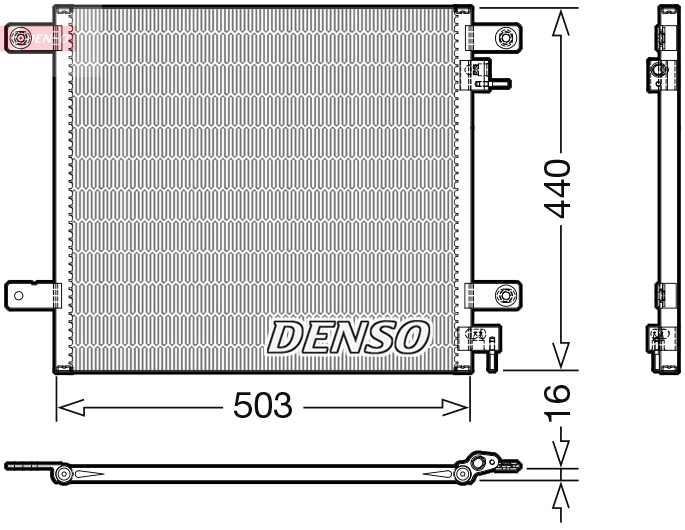 Denso Airco condensor DCN99066