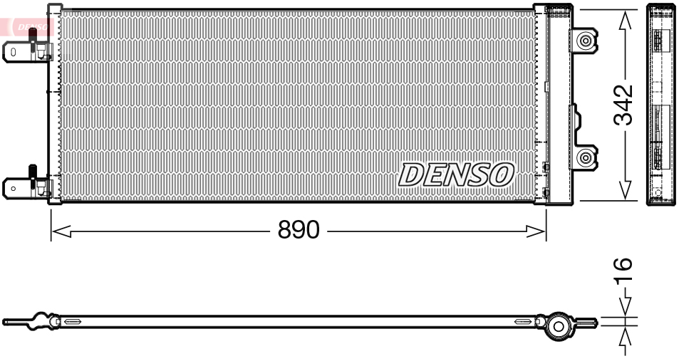 Denso Airco condensor DCN99071