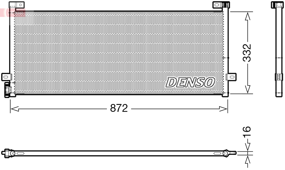 Denso Airco condensor DCN99072